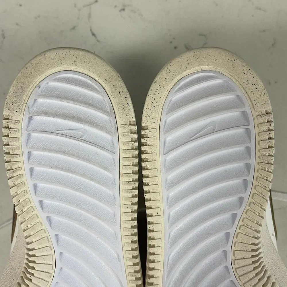 Nike Court Vision Alta Platform Shoes White Leopard DO2791 100 Women Size 8.5